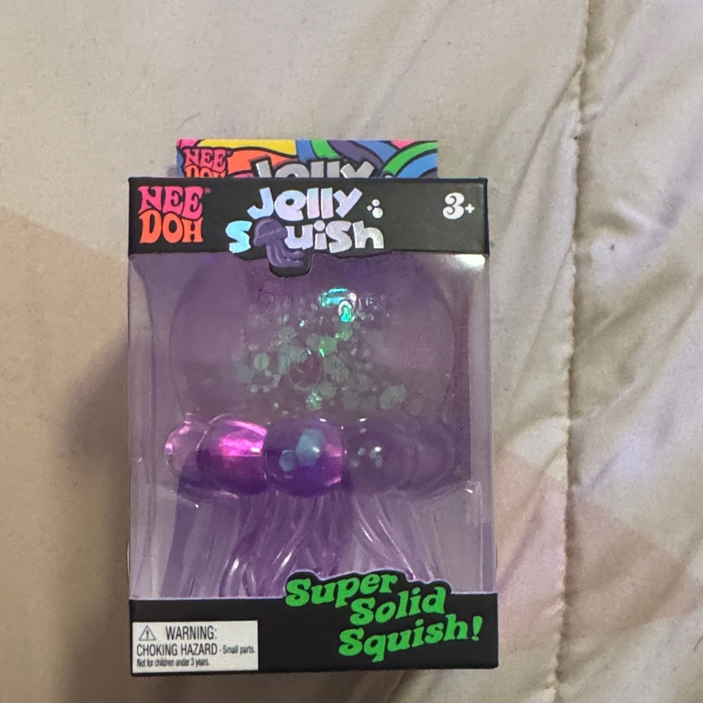 Needoh Jelly Squish Super Solid Squish Purple